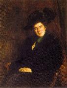 Floris Arntzenius Portrait of Lide Arntzenius-Doorman oil on canvas